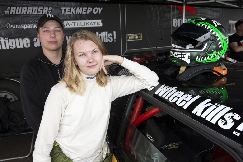 Emma Mäkisellä ja Tuomas Pöntisellä oli tapahtumarikas viikonloppu Alastarolla. Kuva: Pertti Kangasniemi