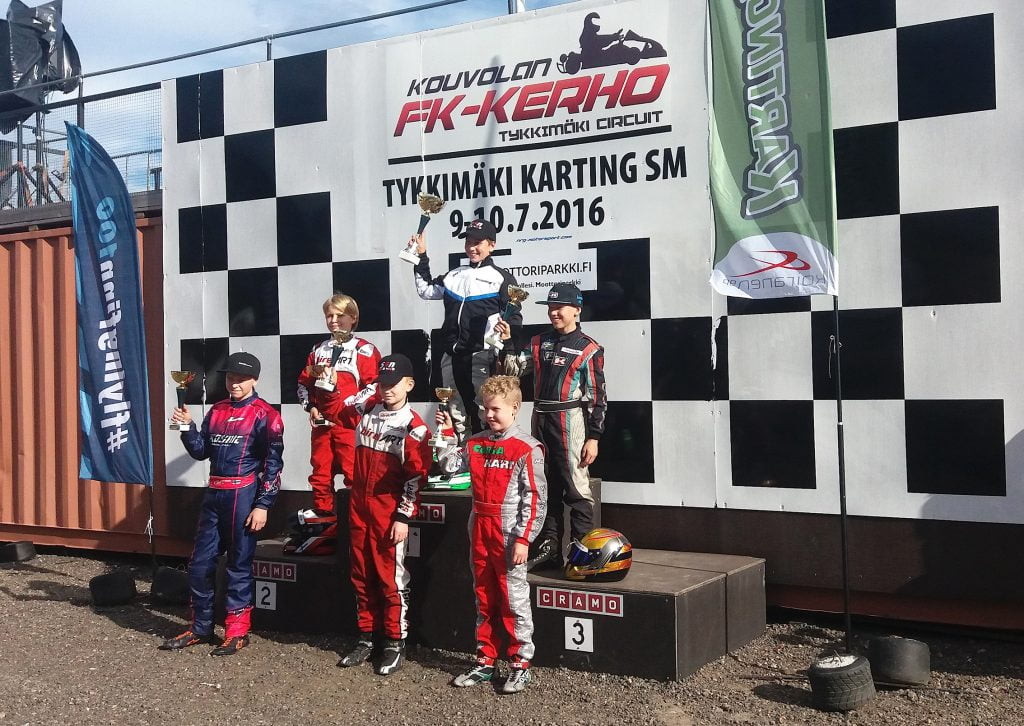 Mini Max -luokan podiumilla tuuletettiin hienosti.