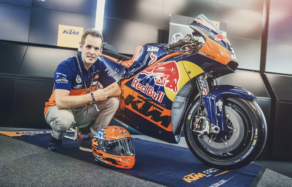 Mika Kallio on tehnyt erinomaista työtä KTM:n MotoGP-pyörän puikoissa. Kuva: Romero S.